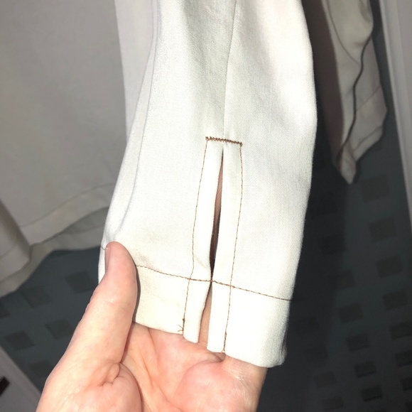 π2xHPπ KAREN SCOTT II Tencel/Lyocell Soft Shirt Jacket w/ Pockets Beige 2X NWT! - Picture 8 of 13